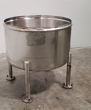 Used 100 Gallons Stainless Steel Sanitary Open-top Tank Kettle