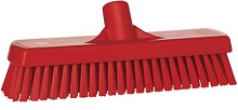 Deck Scrub- 3x12, Stiff, Red