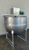 250 Gallon Stainless Jacketed Kettle with Scrape Agitation (Groen)