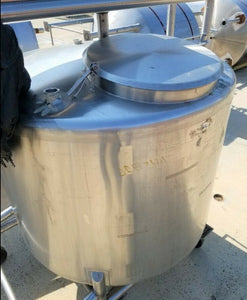 500 Gallon Stainless steel Mix Tank with dish Bottom