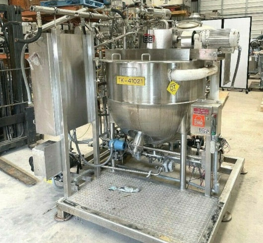 125 Gallon jacketed Double Motion Mix Kettle with scrape agitation (Lee)